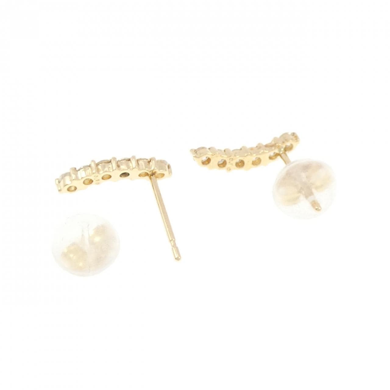 【新品】K18YG ダイヤモンド ピアス 0.20CT