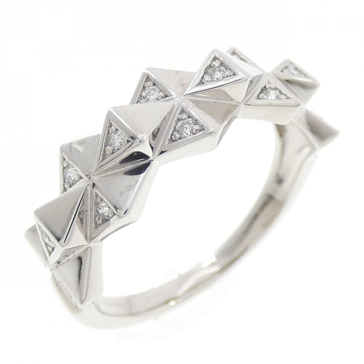 PT950 Diamond Ring 0.10CT