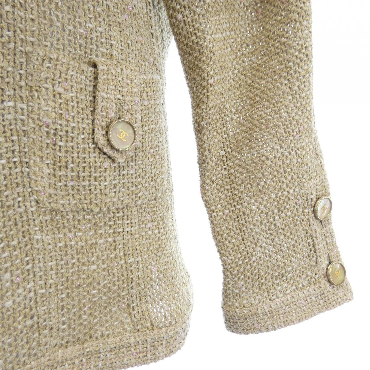 シャネル CHANEL P53061V39575 16C ノーカラージャケット