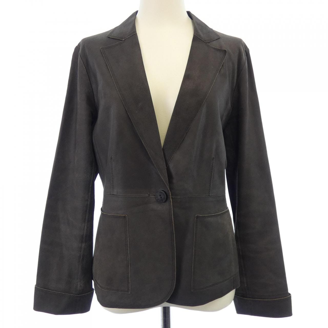 ランバンコレクション LANVIN COLLECTION レザージャケット