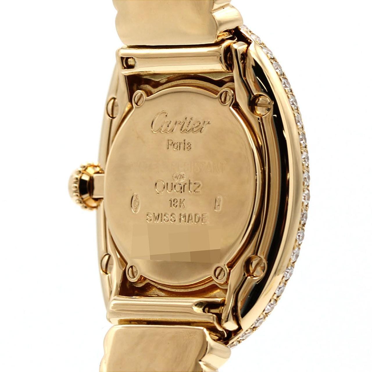 カルティエ ベニュワール YG/3D･ブレスD WB5004EC YG クォーツ