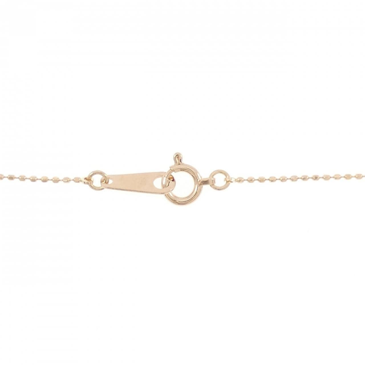 K18PG ハート ダイヤモンド ネックレス 0.13CT