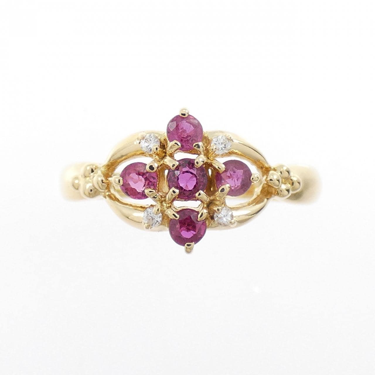 K18YG ルビー リング