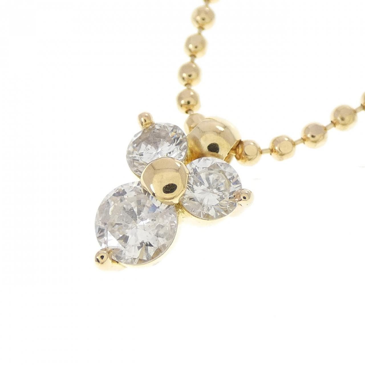 K18YG ダイヤモンド ネックレス 0.61CT