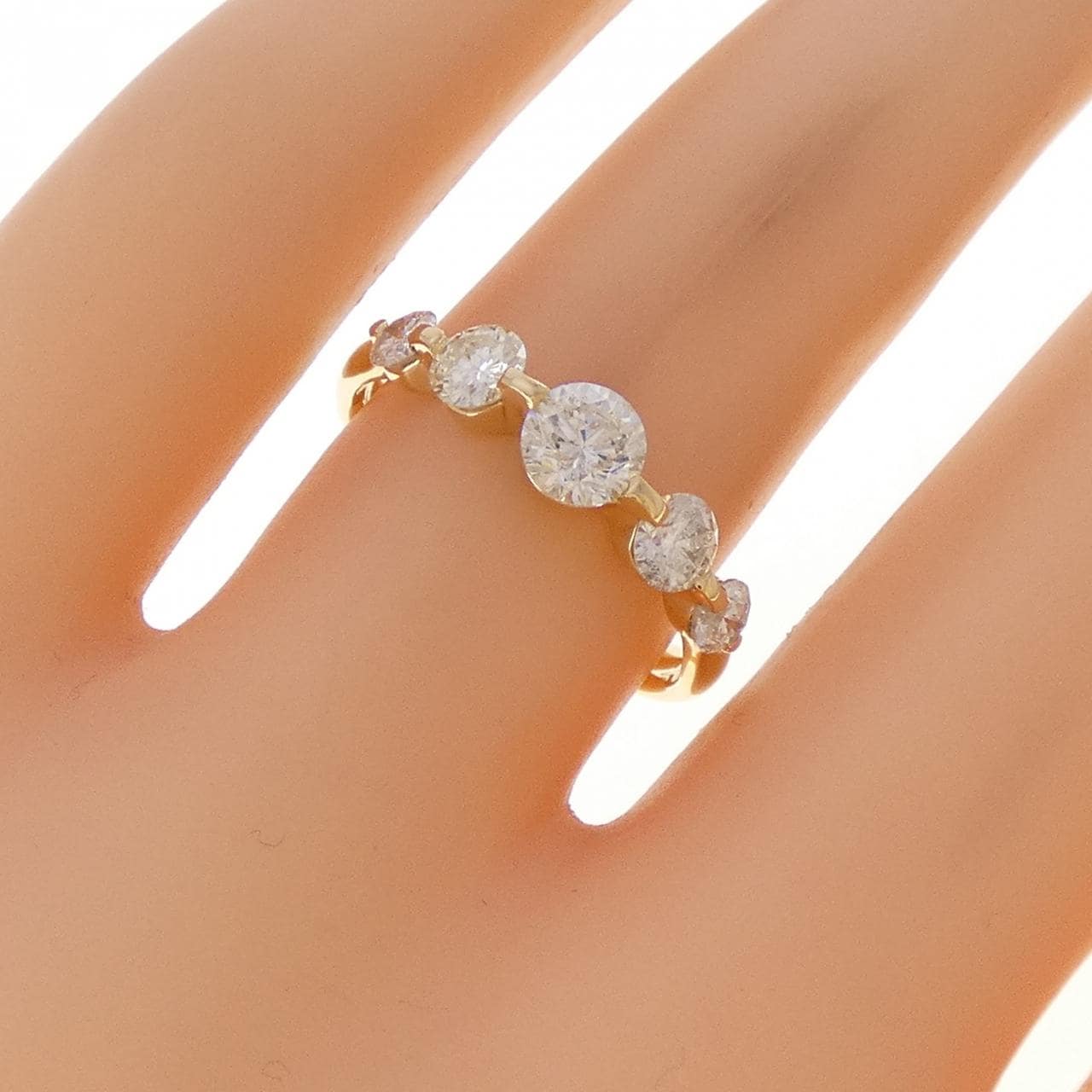 K18YG ダイヤモンド リング 1.00CT