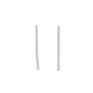 K18WG ダイヤモンド ピアス 0.34CT