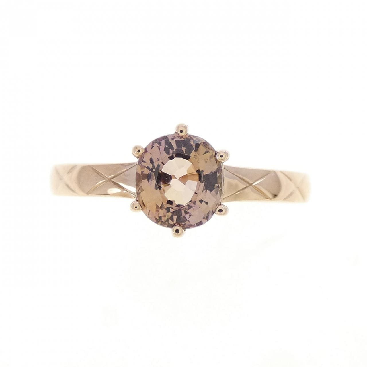 K18PG ゾイサイト リング 1.04CT