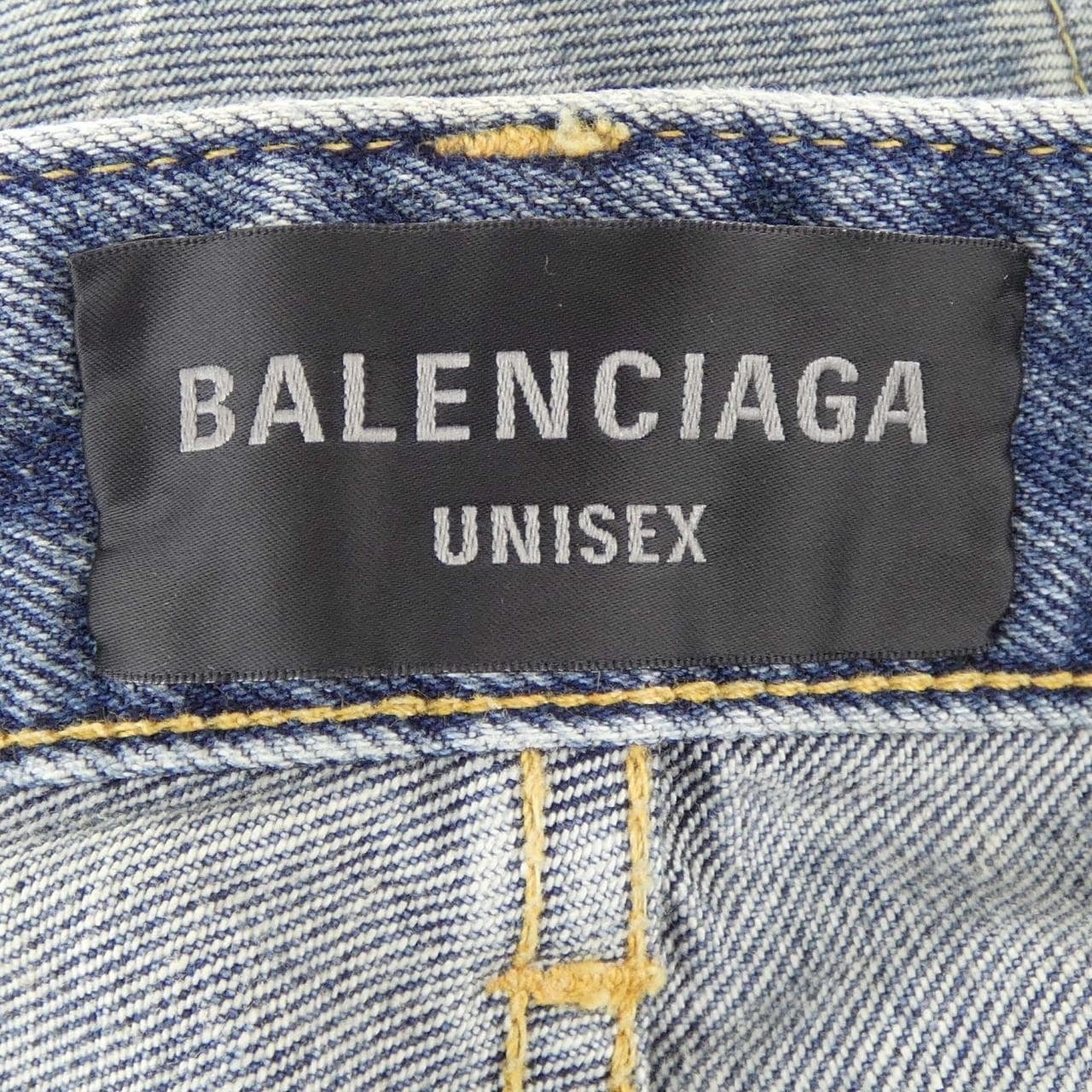 バレンシアガ BALENCIAGA GRAFFITI BAGGY 745223 TNW01 UNISEX ジーンズ
