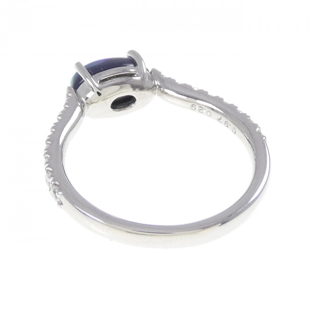 PT900 ブラックオパール リング 0.97CT