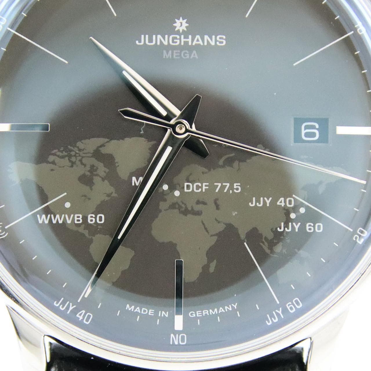 【ノーメンテナンス還元価格】ユンハンス マイスターメガ 電波時計 058 4803 44 SS クォーツ