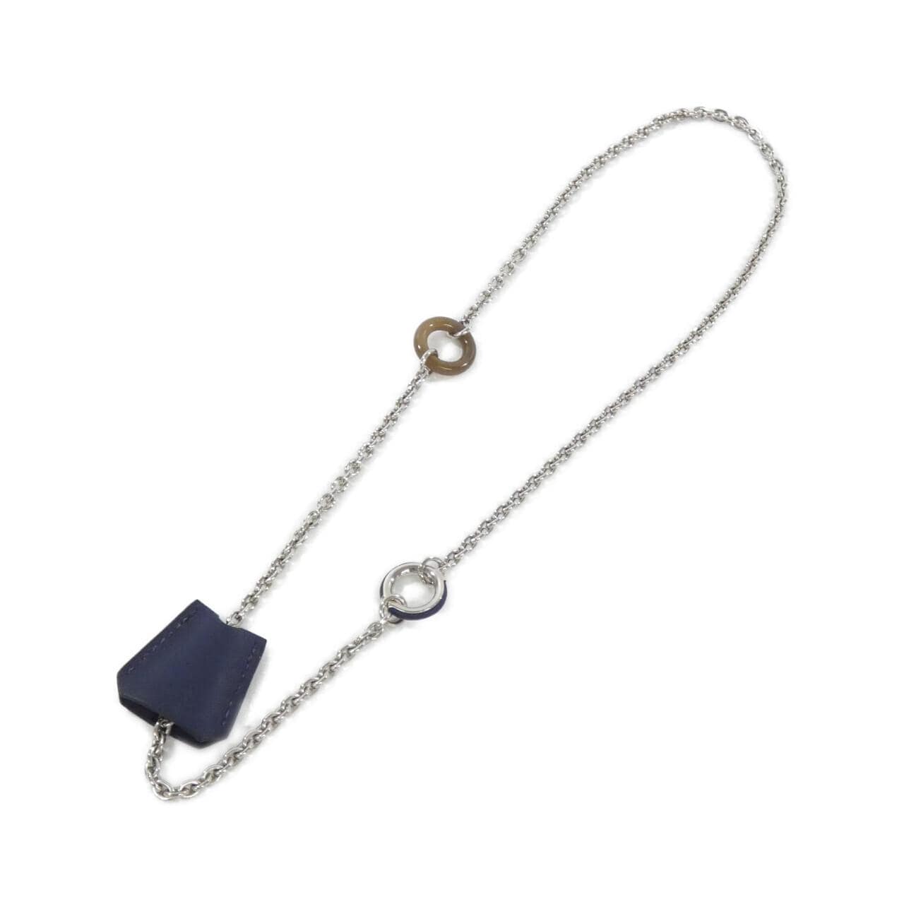 HERMES Crochet 100074FP Necklace
