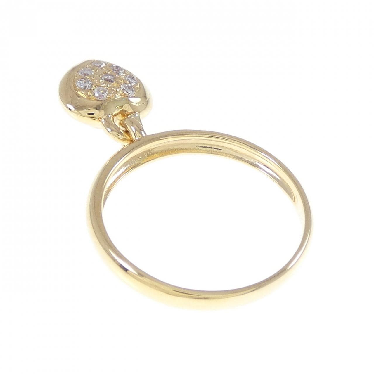 750YG ハート ルビー リング 0.16CT