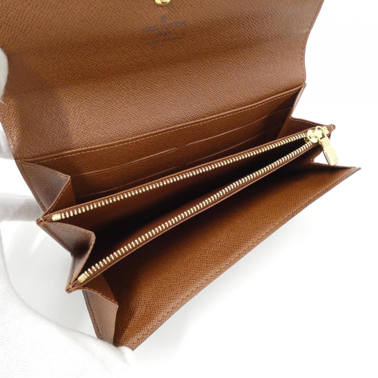 LOUIS VUITTON Monogram Pochette Porte Monet Credit M61726 錢包