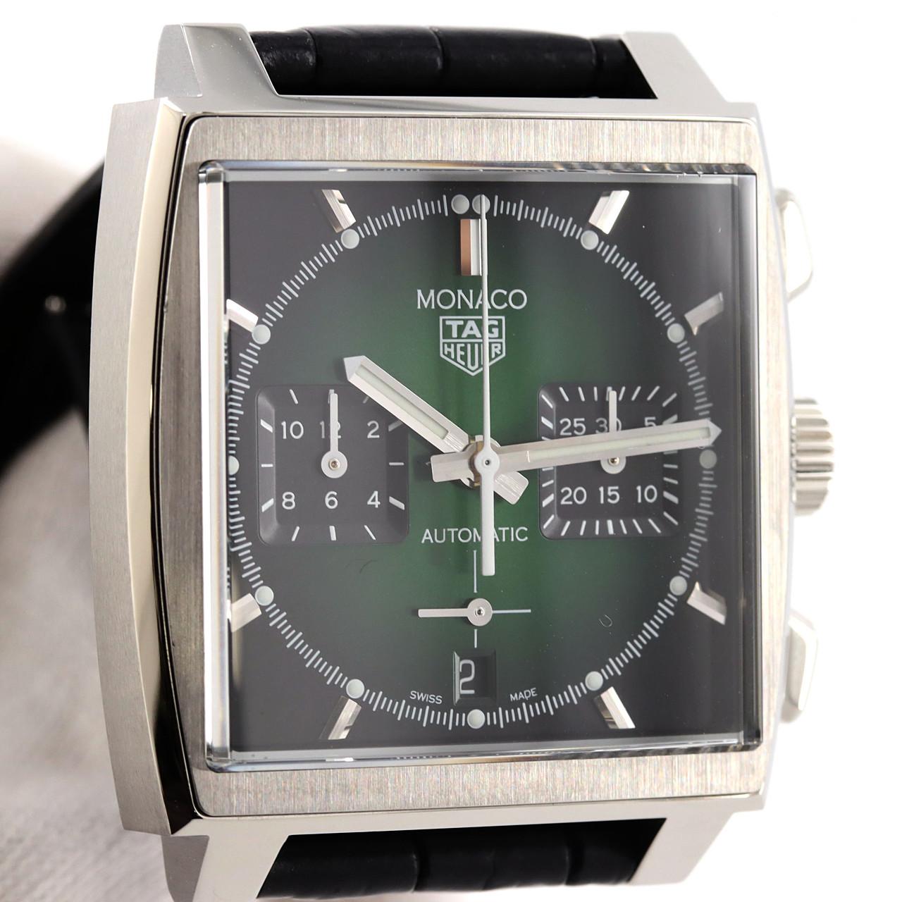TAG Heuer Monaco Green Dial LIMITED CBL2116.FC6497 SS Automatic