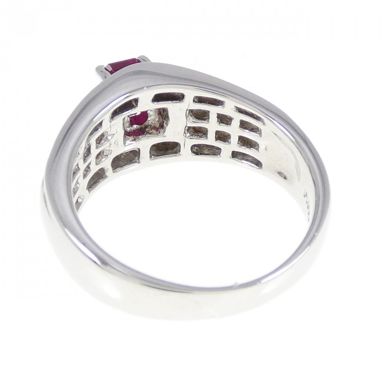 PT900 ルビー リング 0.63CT