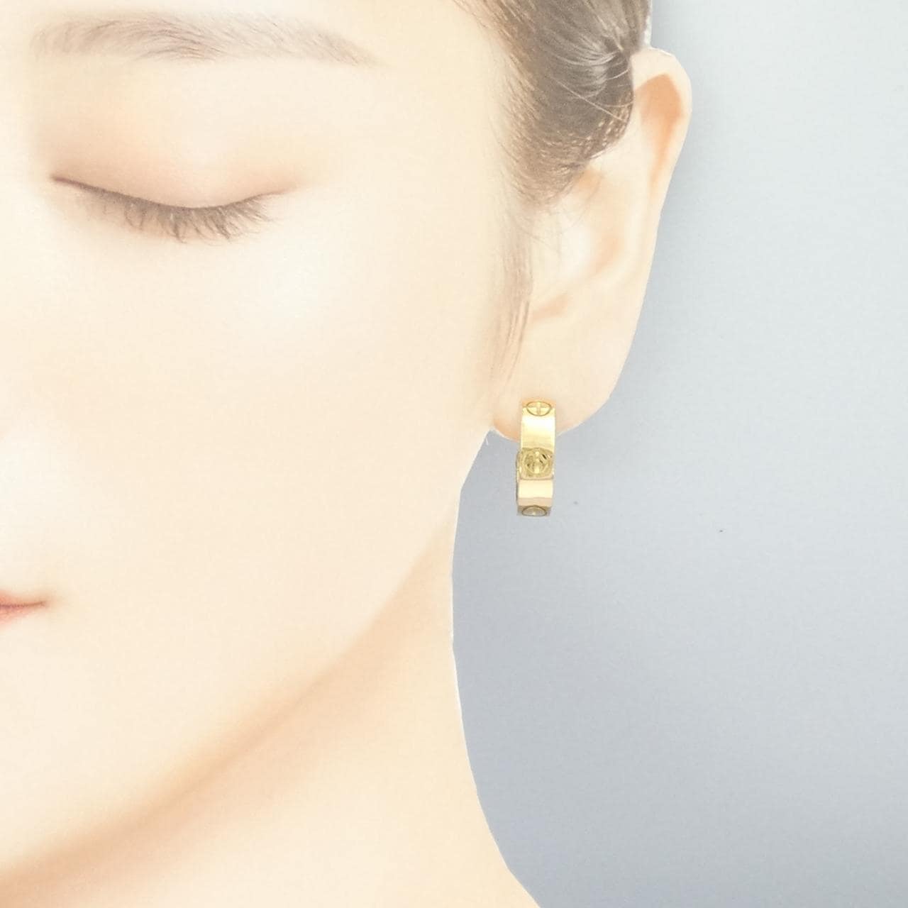 カルティエ ラブ  ピアス