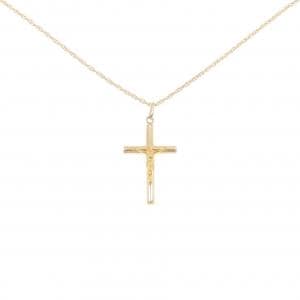 750YG/K18YG クロス ネックレス