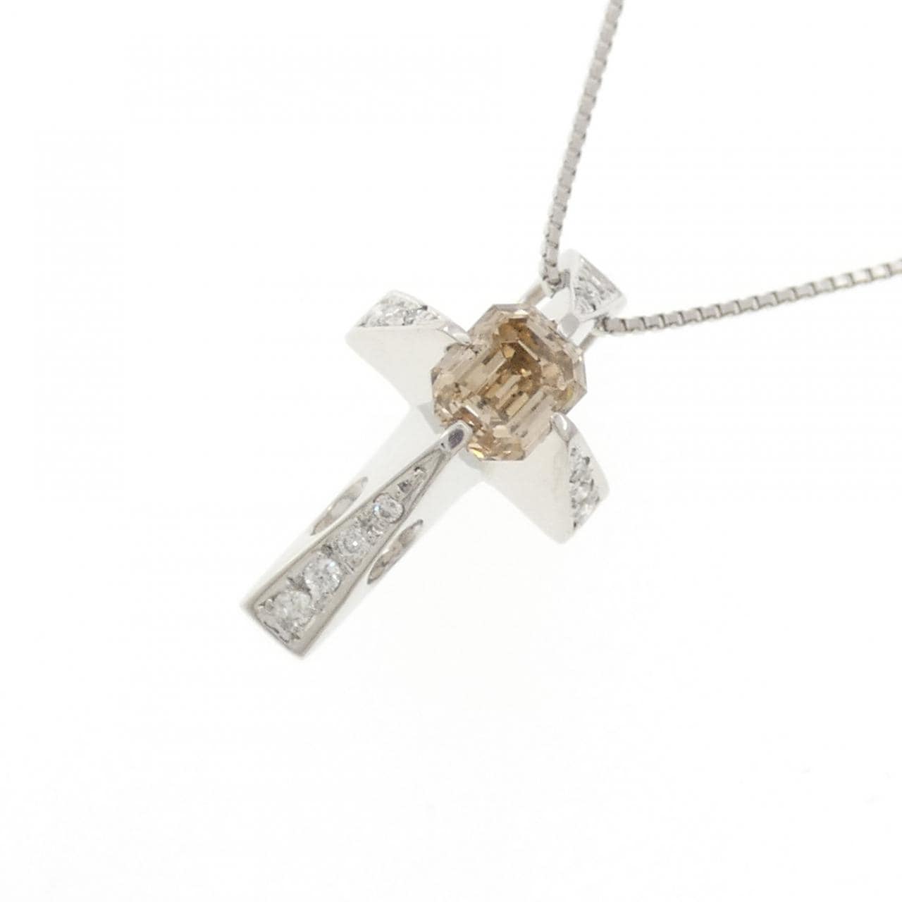 PT900/PT850 ダイヤモンド ネックレス 1.01CT