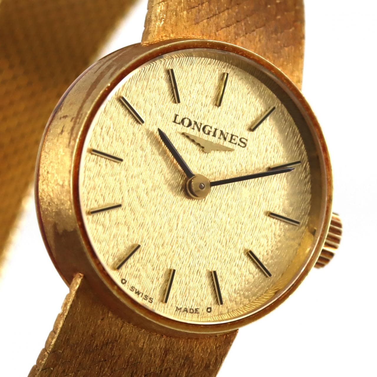 ロンジン ラウンドケース YG YG 手巻