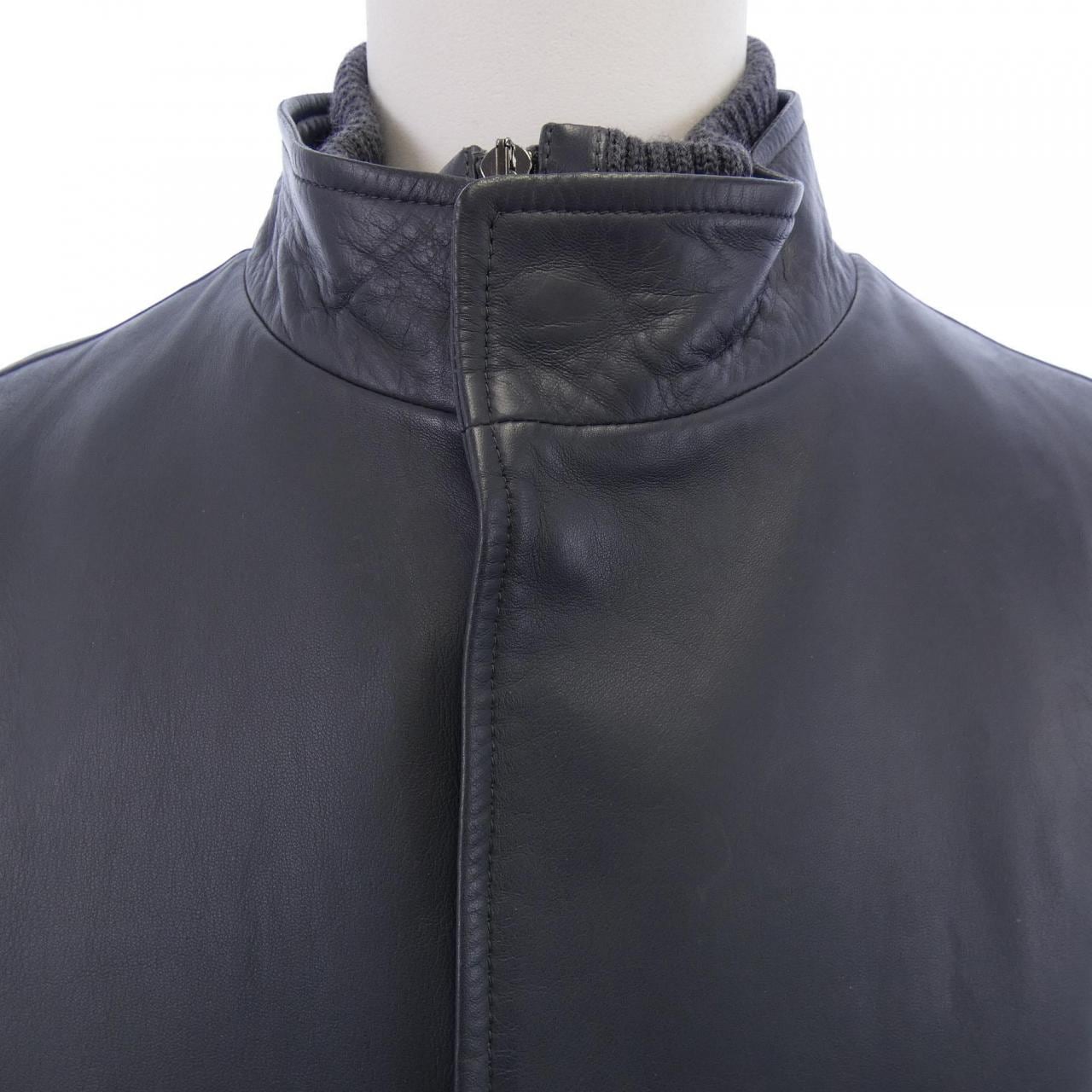 サルヴァトーレフェラガモ SALVATORE FERRAGAMO レザージャケット