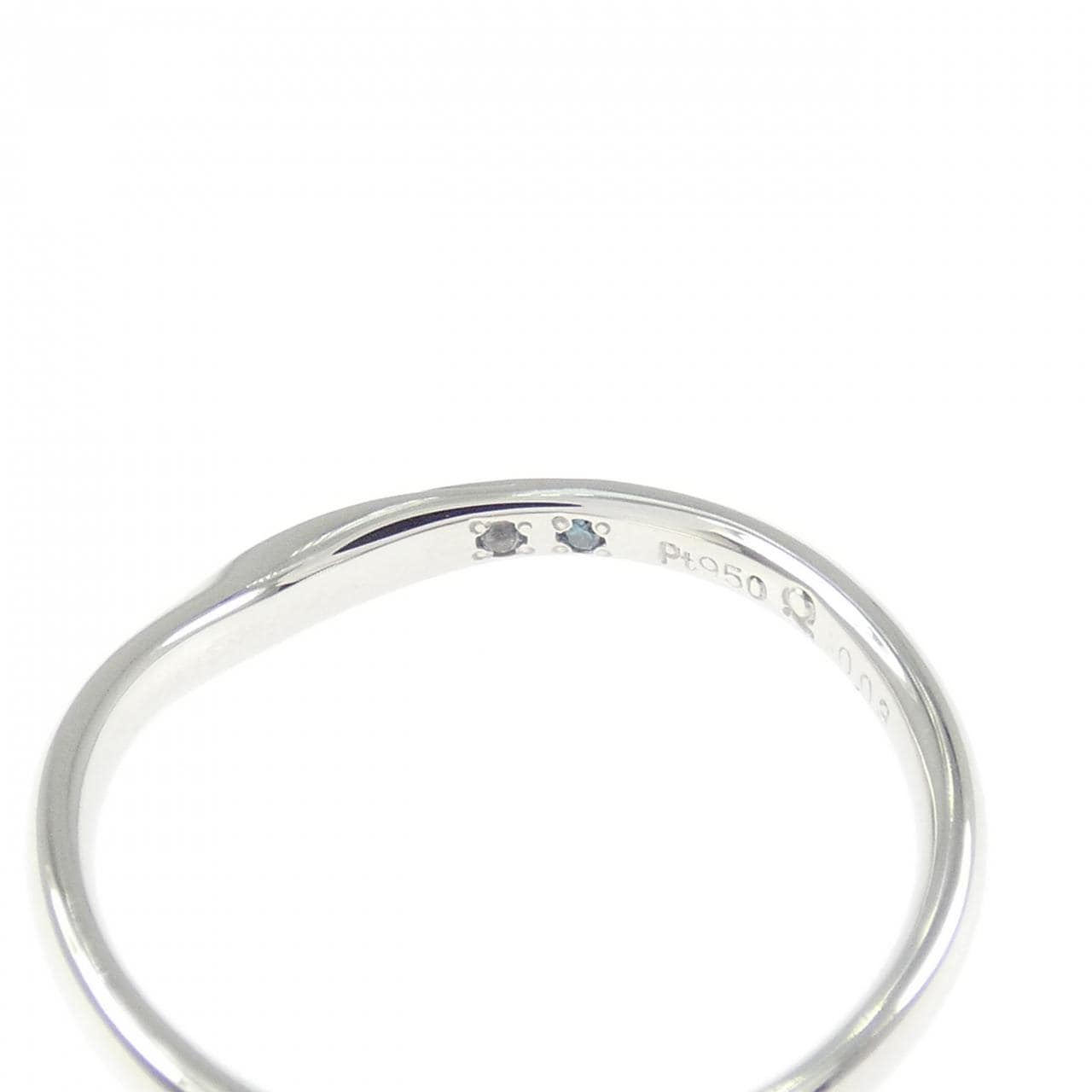 PT950 ダイヤモンド リング 0.03CT
