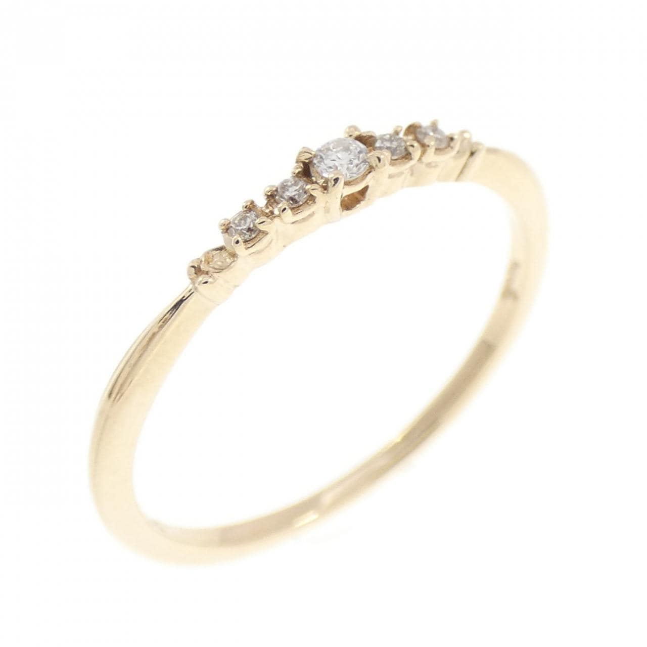 アガット ダイヤモンド リング 0.04CT