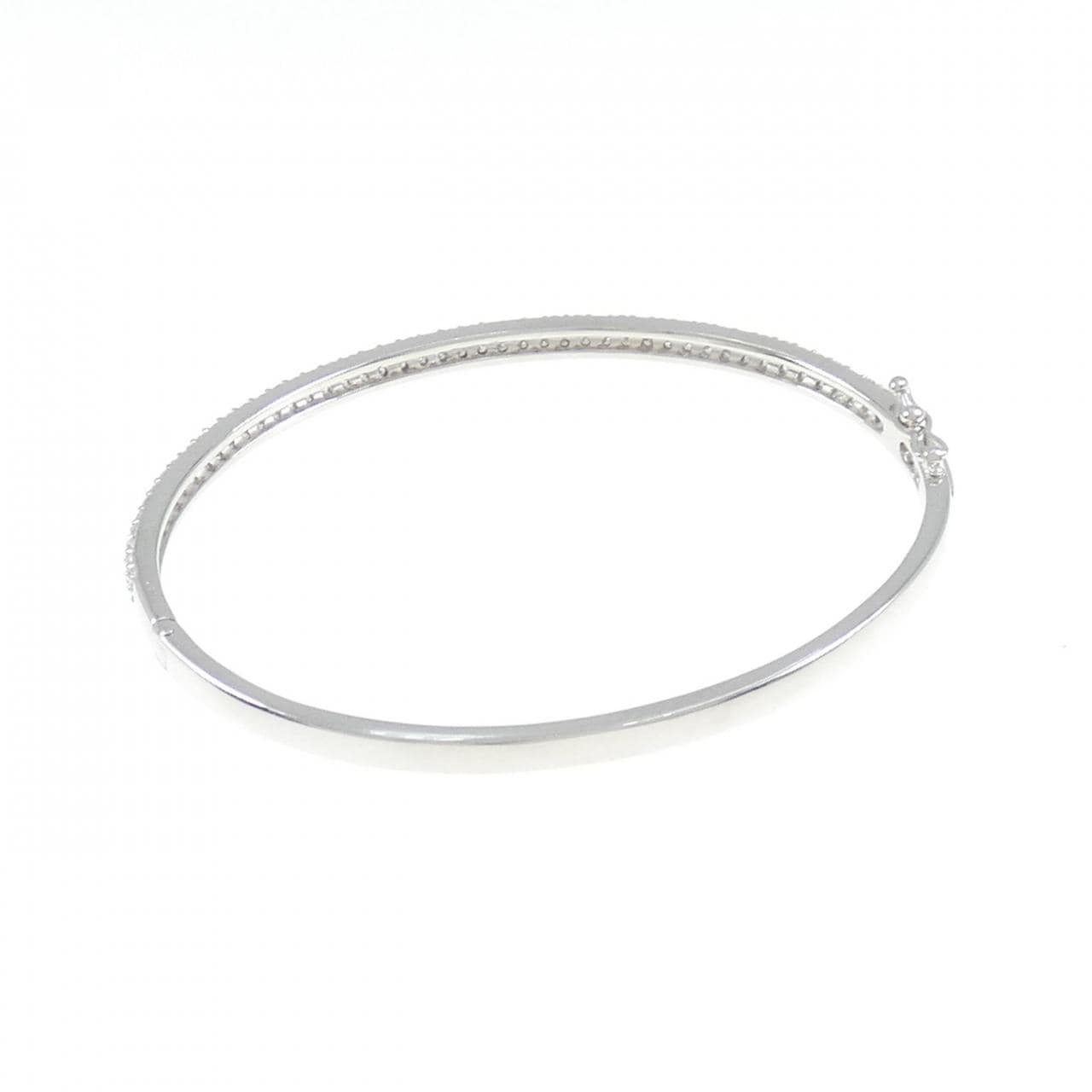 K18WG Diamond Bangle 1.27CT