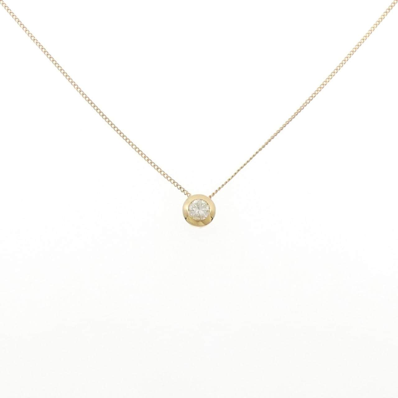 K18YG ダイヤモンド ネックレス 0.34CT