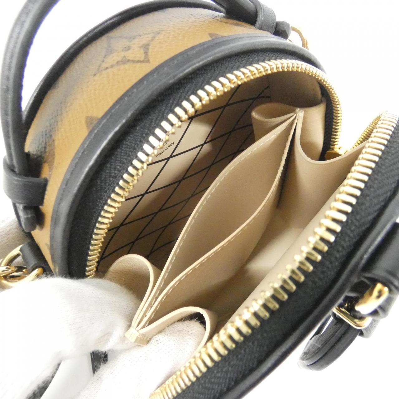 ルイヴィトン モノグラム リバース ミニ ボワット シャポー M68276 ショルダーバッグ