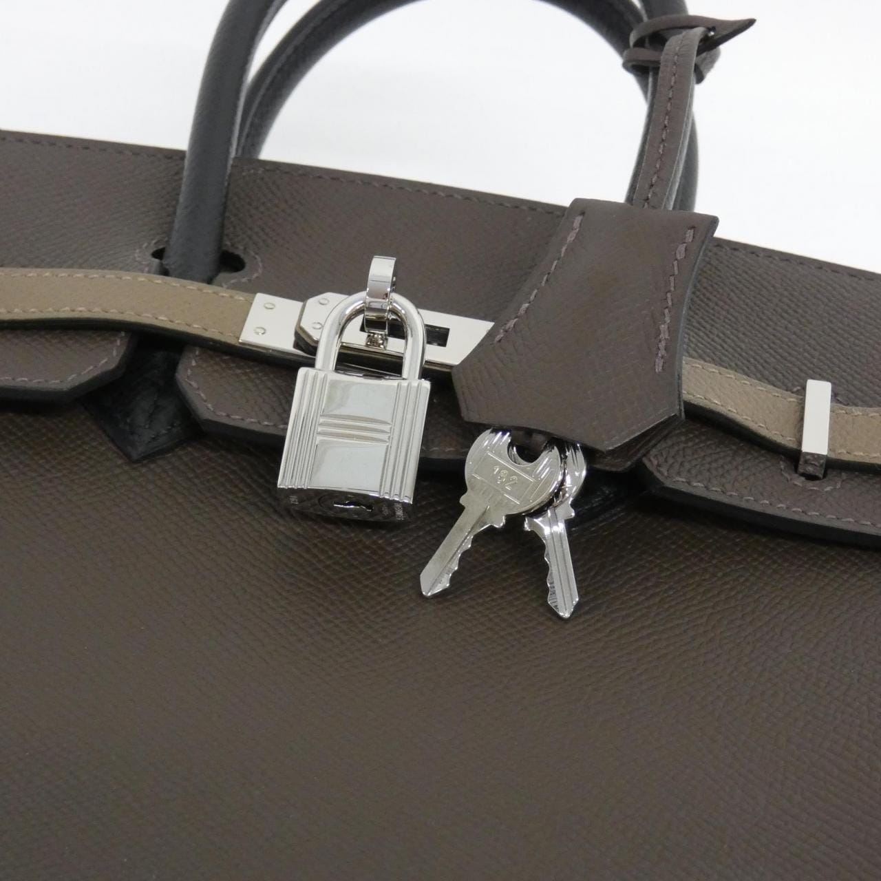エルメス バーキン トリコロール 25cm 084680CK バッグ