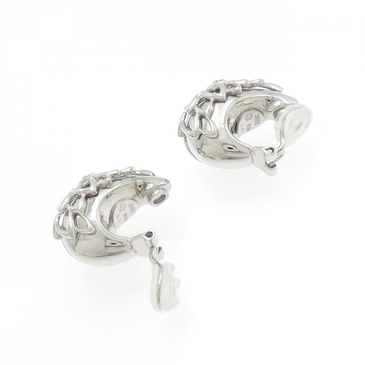 PT950 ダイヤモンド イヤリング 0.42CT