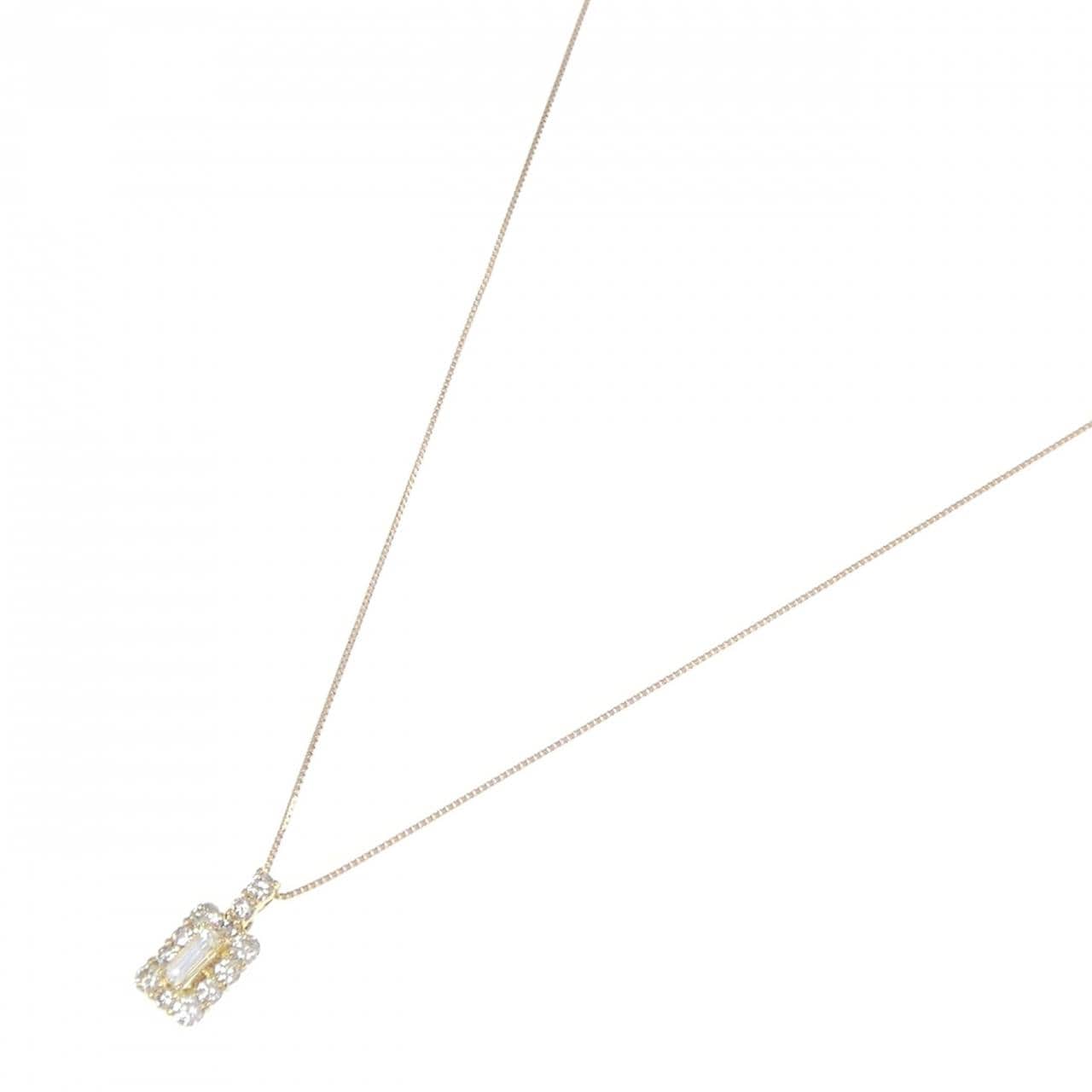 【新品】K18YG ダイヤモンド ネックレス 0.20CT
