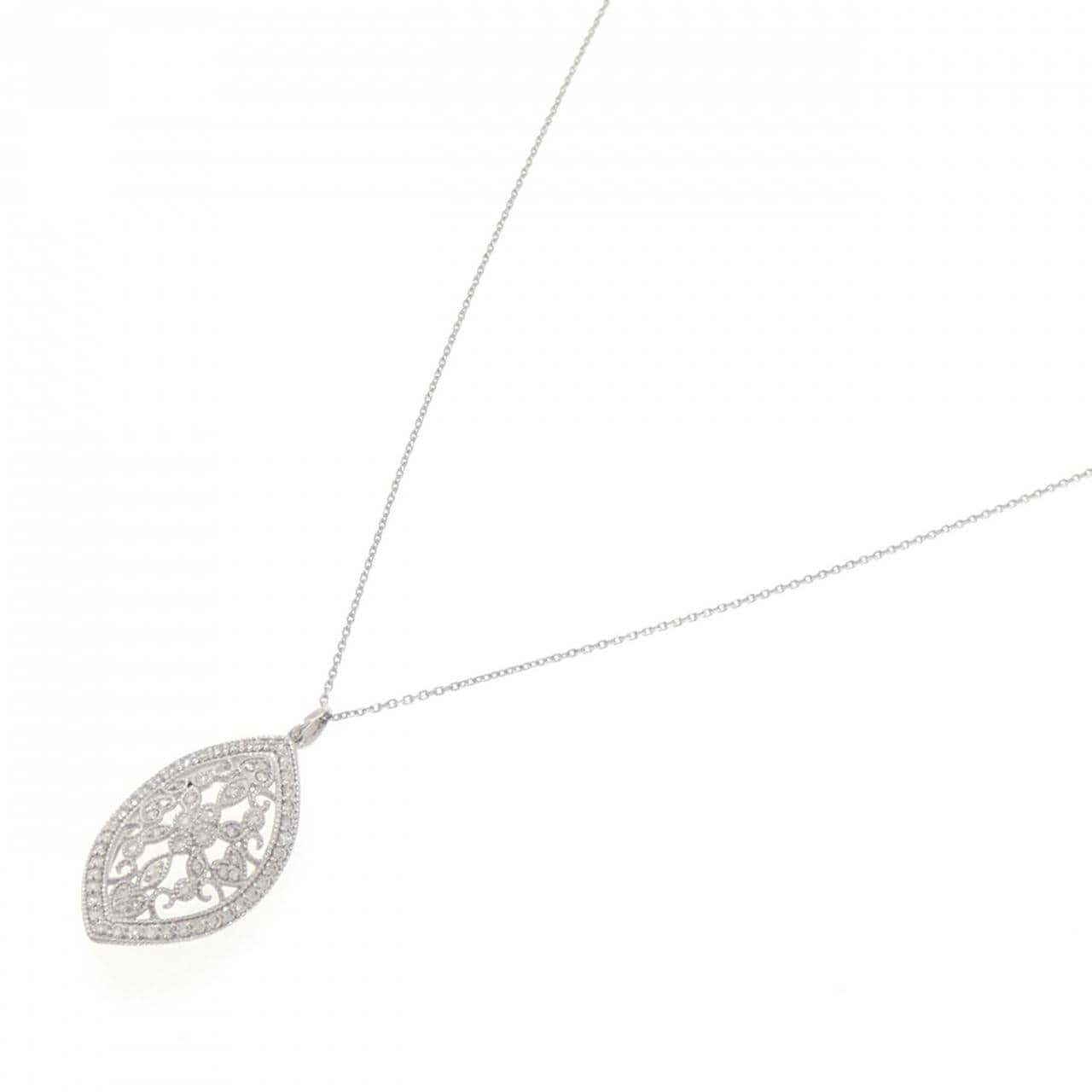 PT900/PT850 ダイヤモンド ネックレス 0.51CT