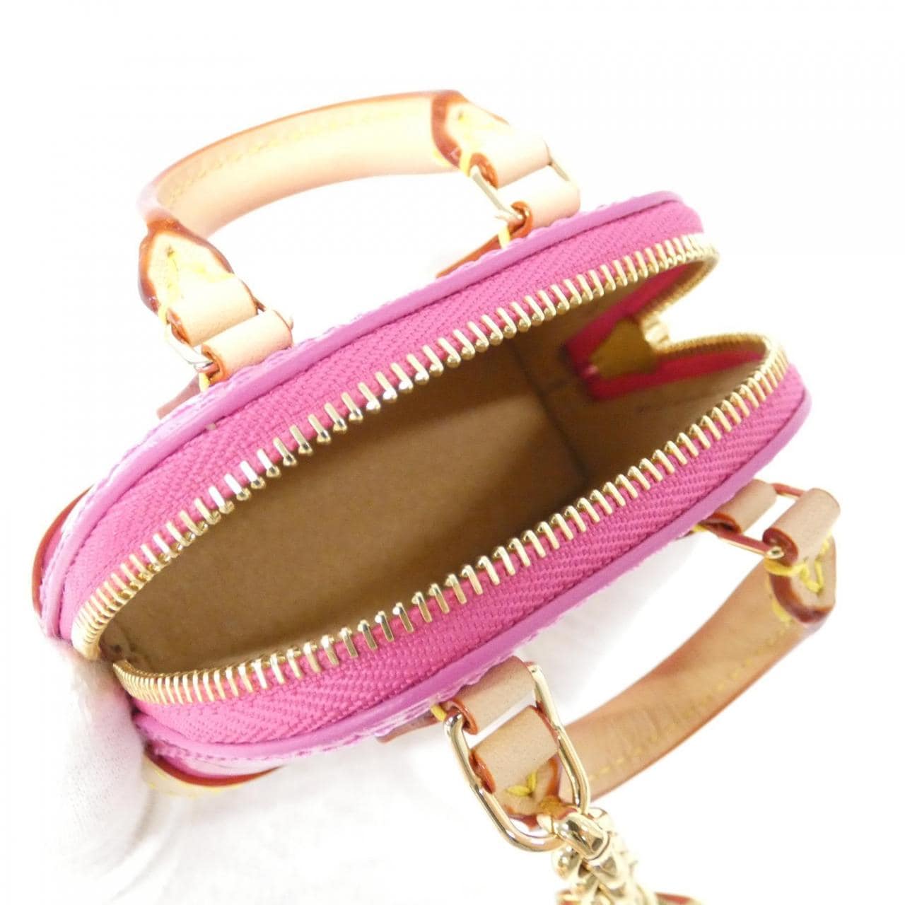 LOUIS VUITTON Vernis Bag Charm Micro Alma M01706 Qeelin