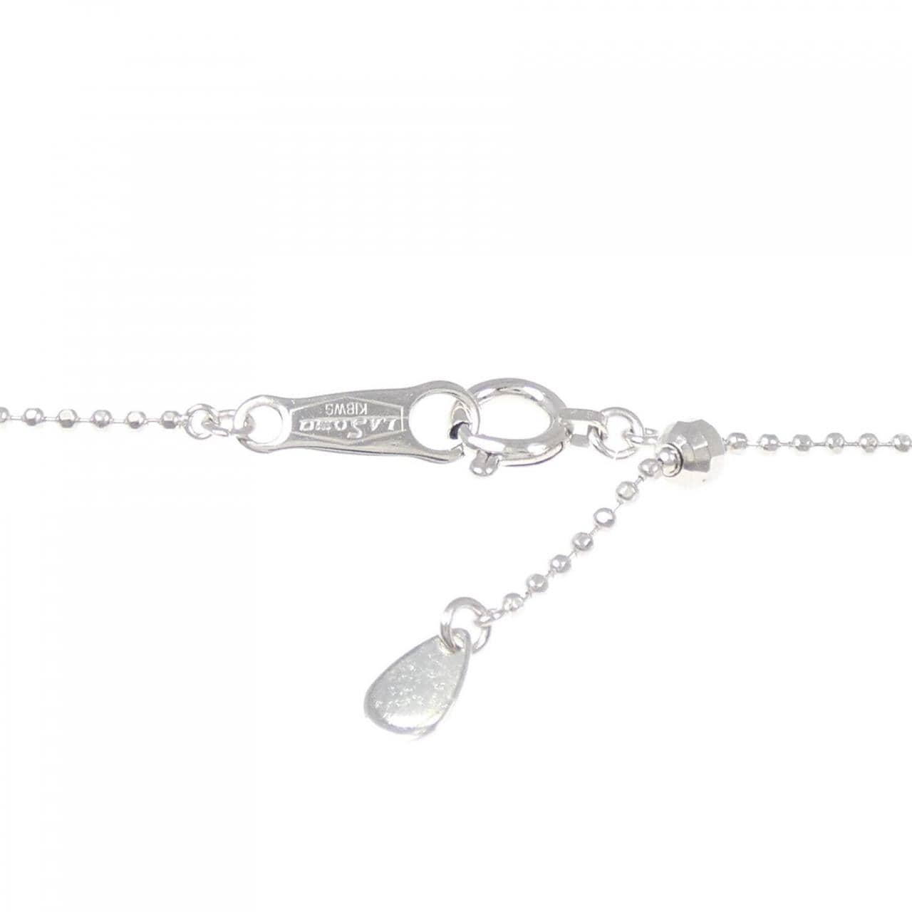 K18WG ハート ダイヤモンド ネックレス 0.29CT