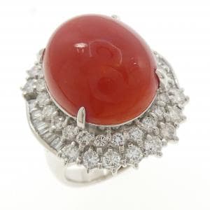 PT900 サンゴ リング 13.786CT
