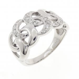 K18WG ダイヤモンド リング 0.17CT