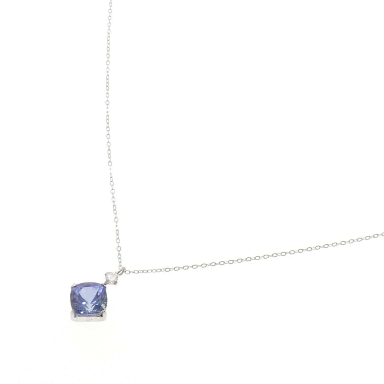 PT900/PT850 タンザナイト ネックレス 1.00CT