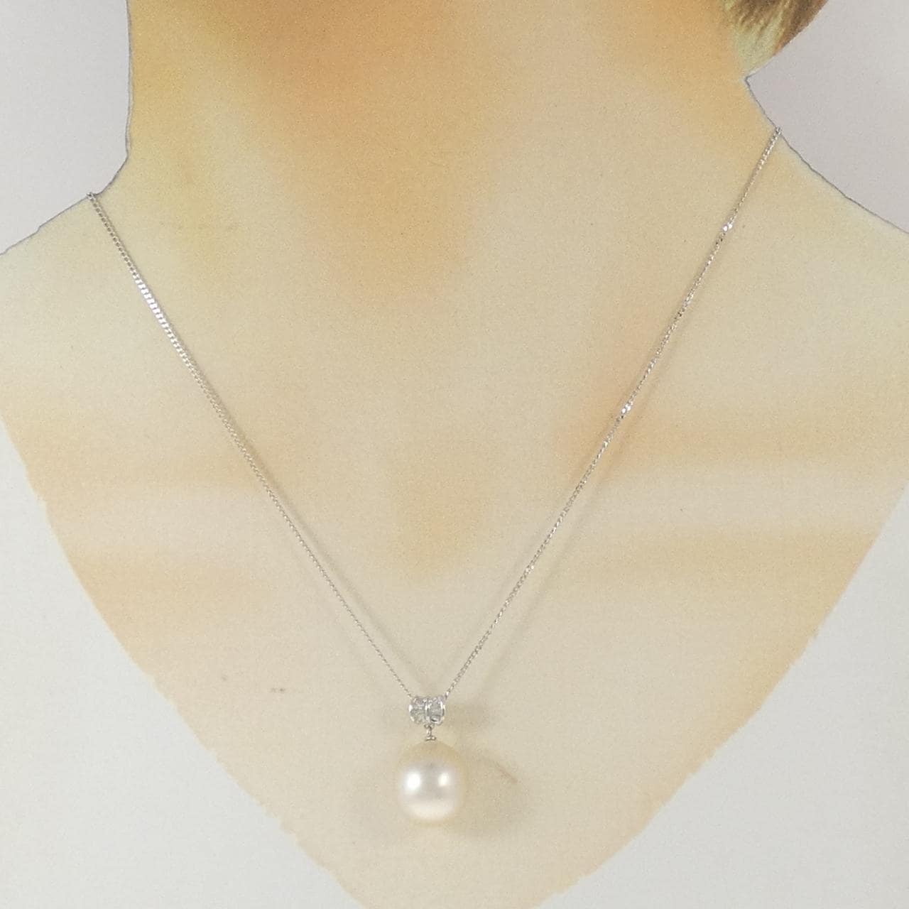 PT850 白蝶パール ネックレス