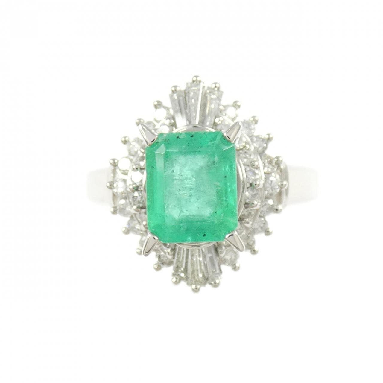 PT900 エメラルド リング 1.66CT
