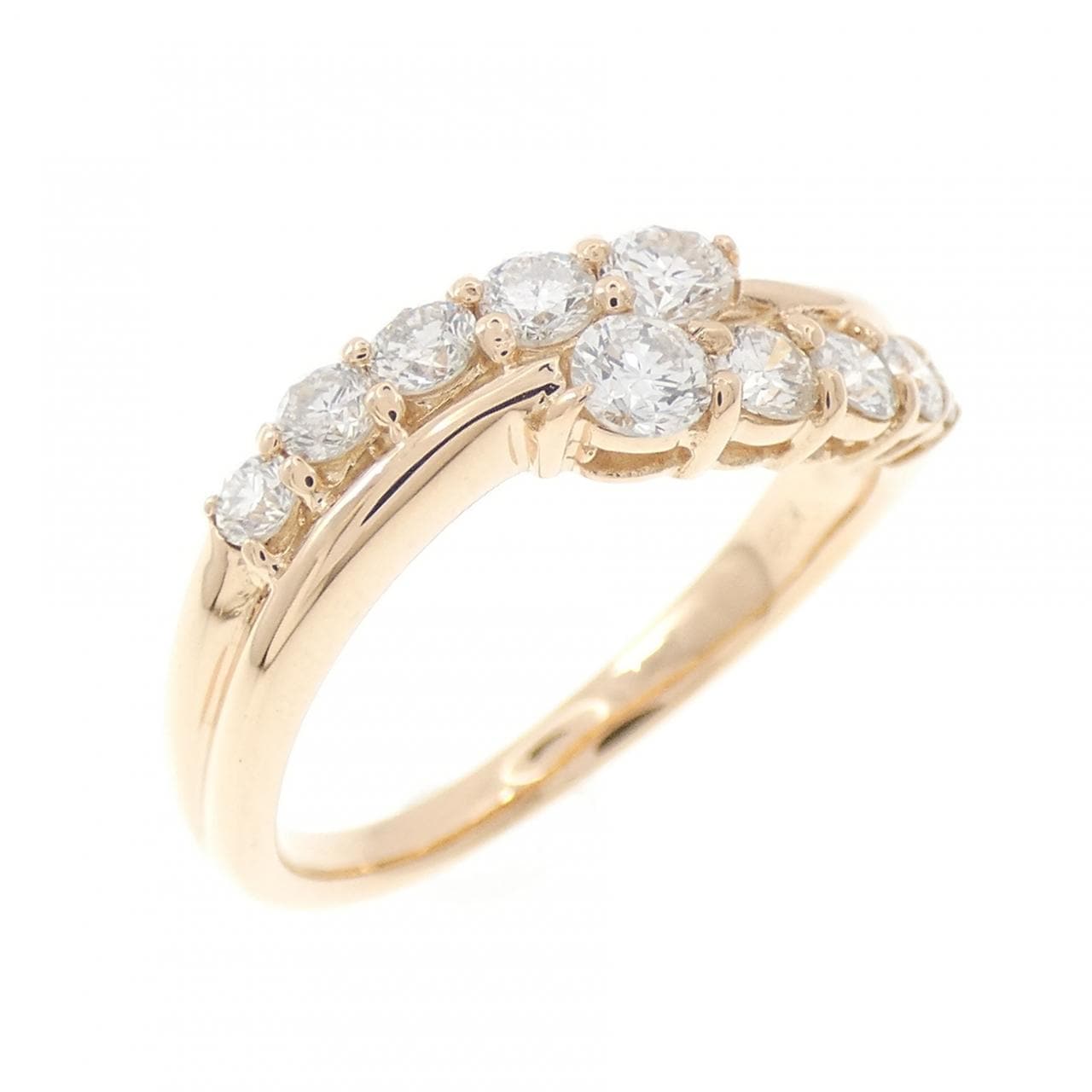 K18PG ダイヤモンド リング 0.70CT