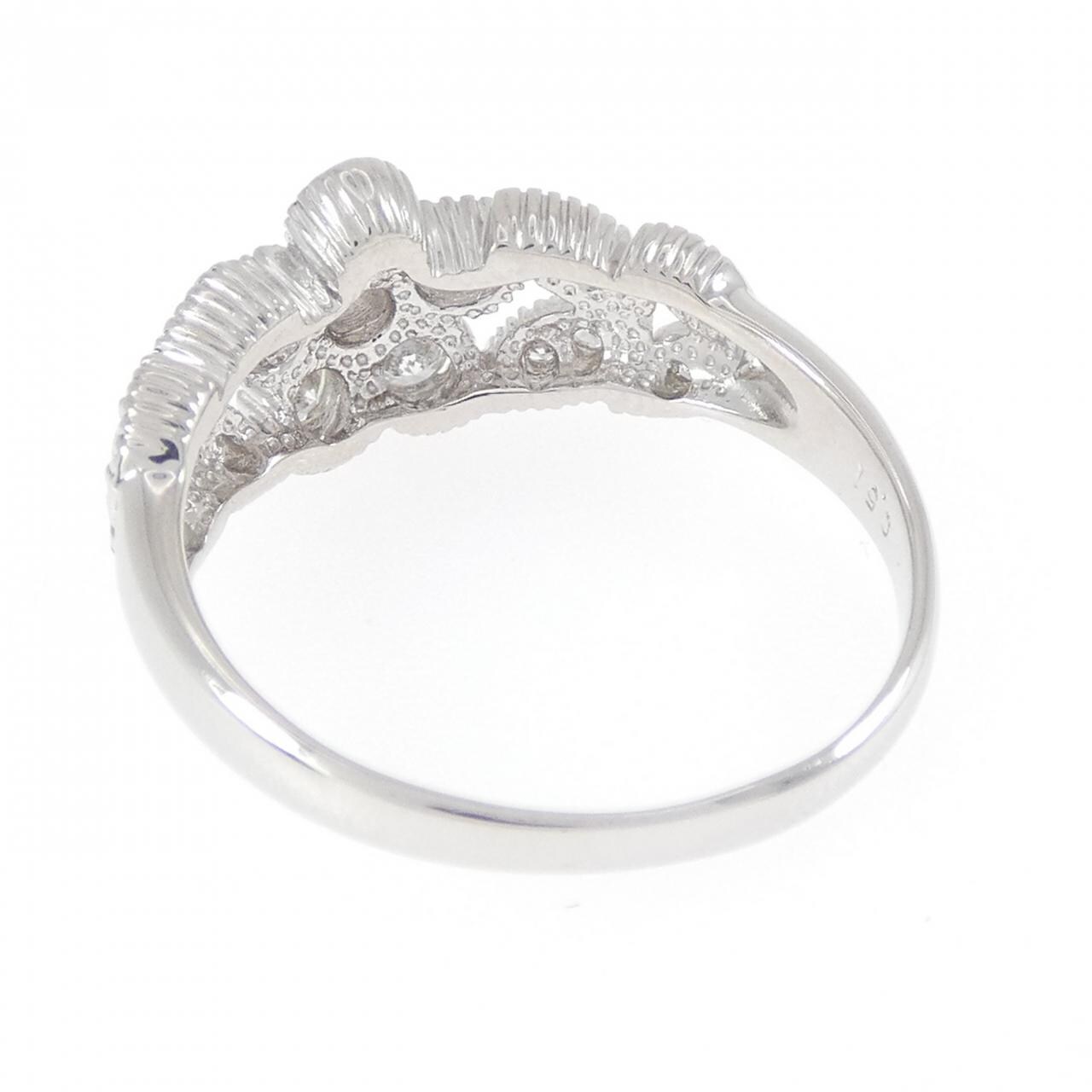 PT900 フラワー ダイヤモンド リング 0.51CT