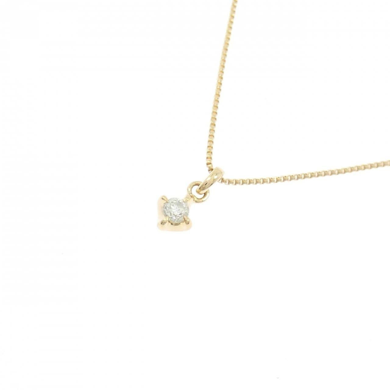 アガット ダイヤモンド ネックレス 0.05CT