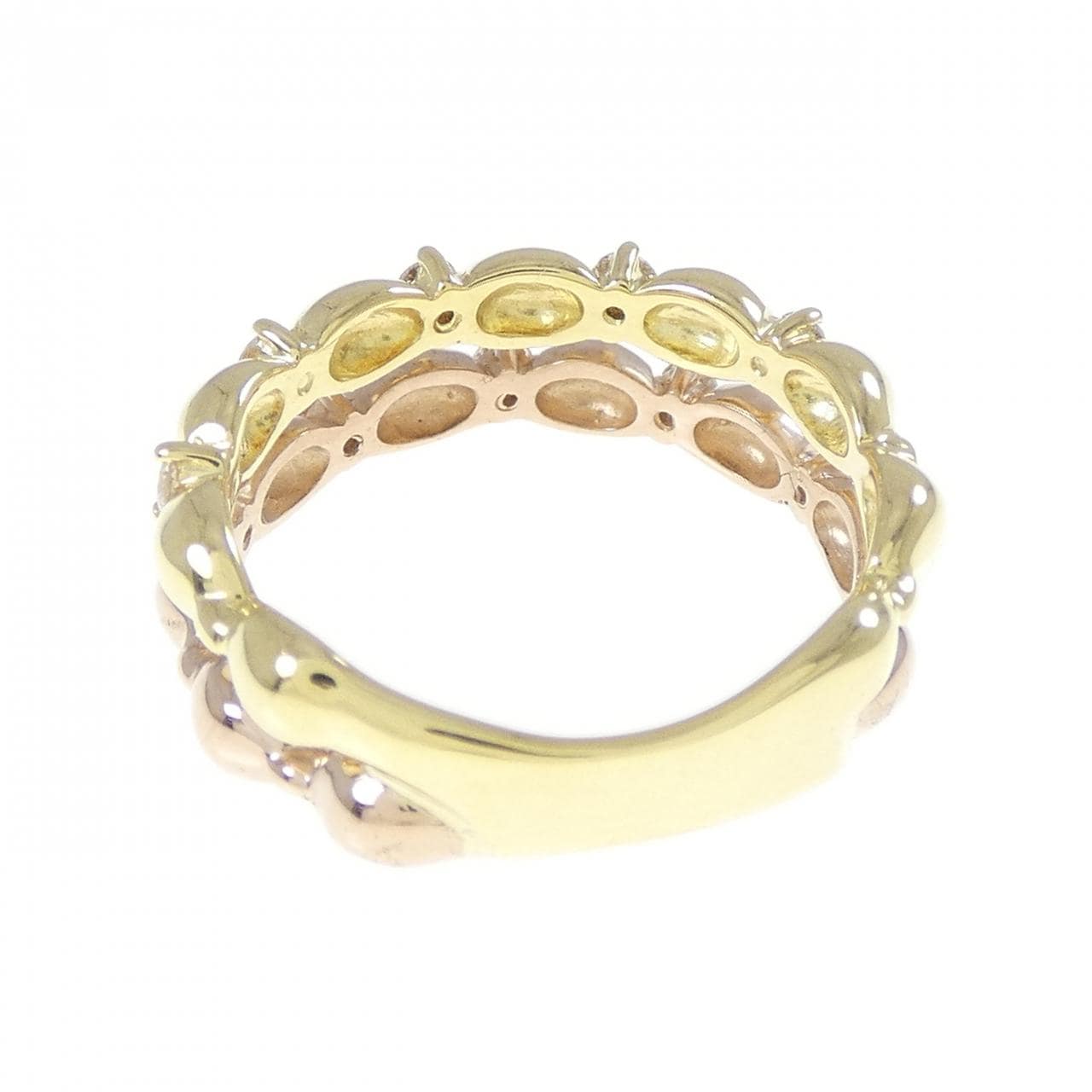 K18YG/K18PG ダイヤモンド リング 0.20CT