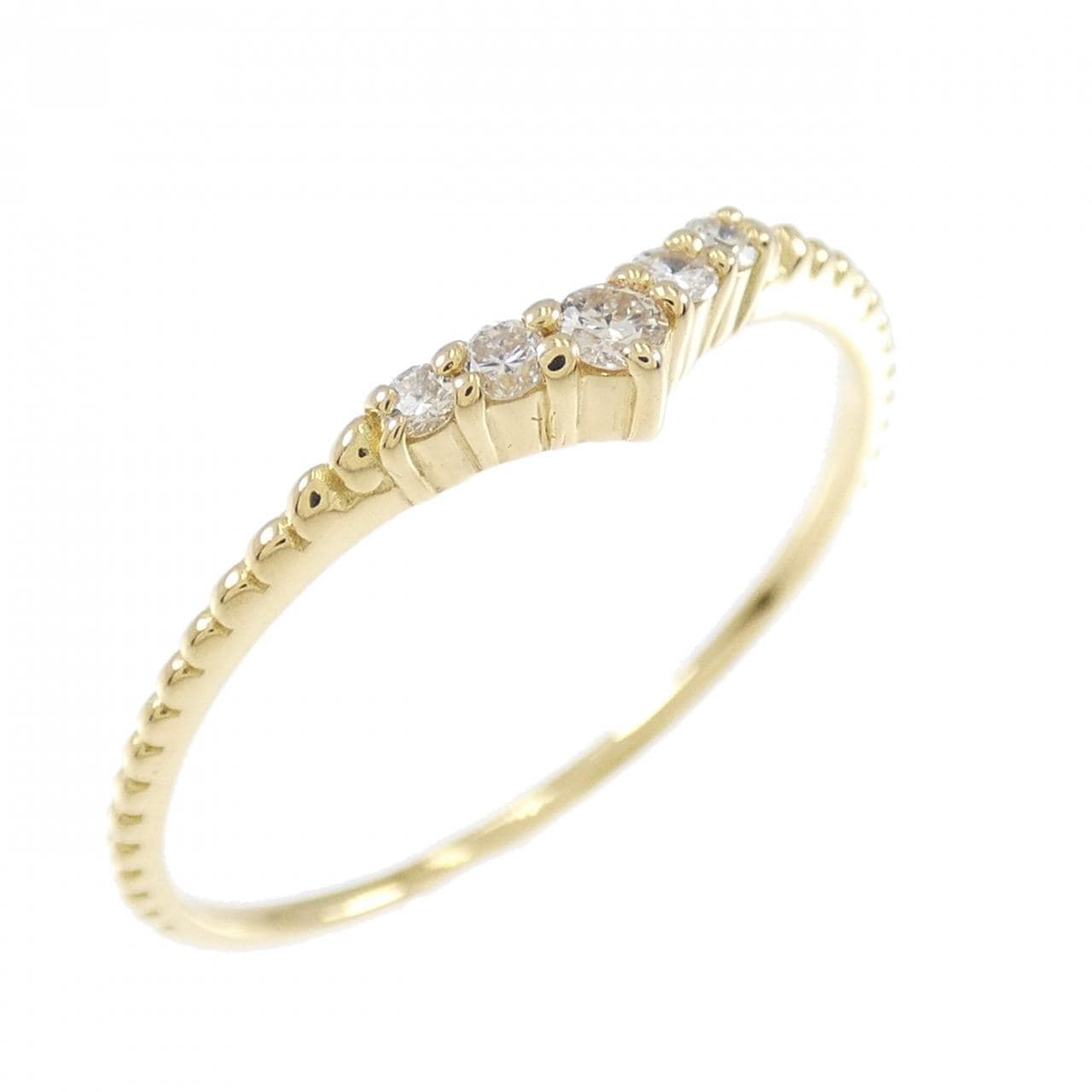 K18YG ダイヤモンド リング 0.10CT