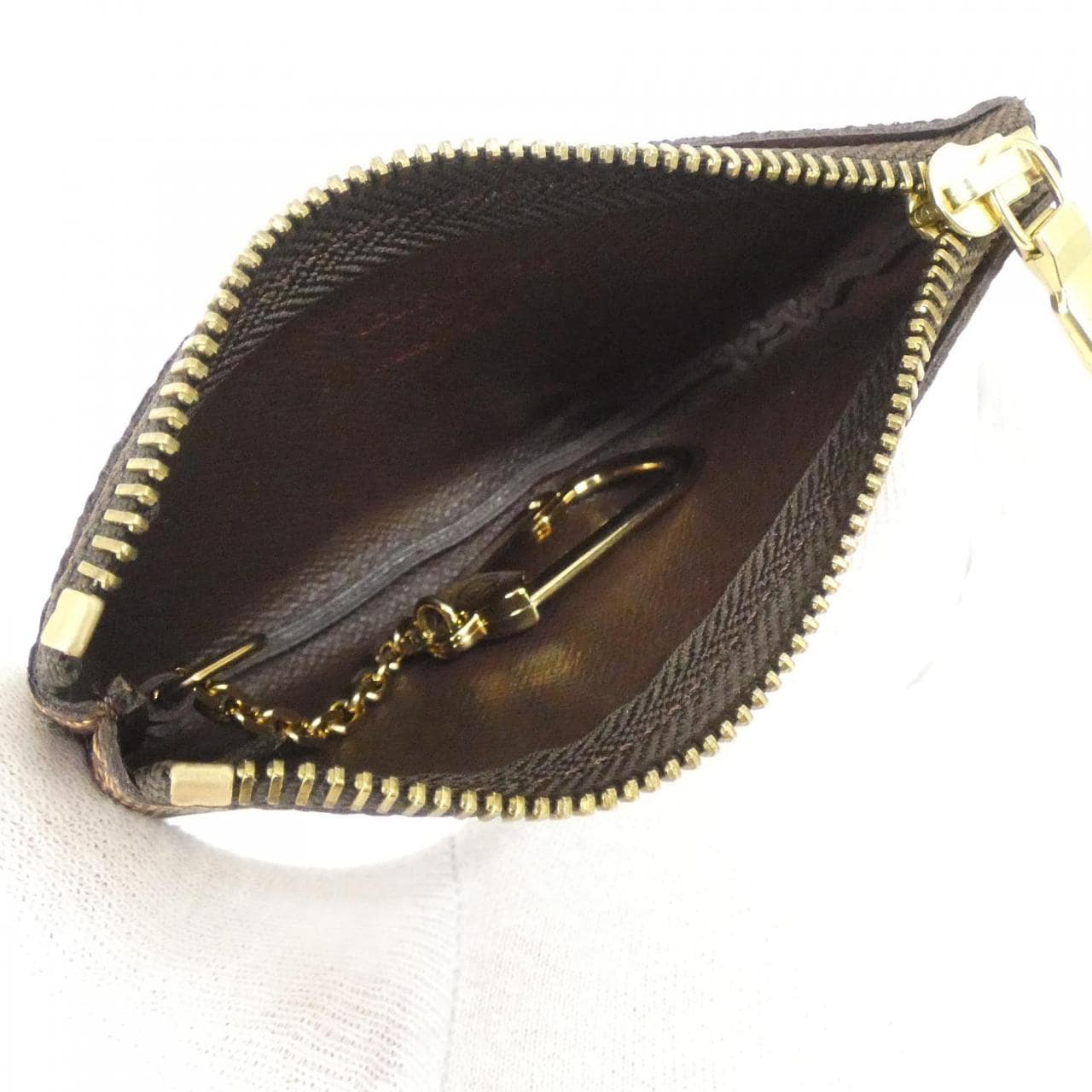 LOUIS VUITTON Damier Card Key Case Pochette Cle N62658 Coin & Key Case