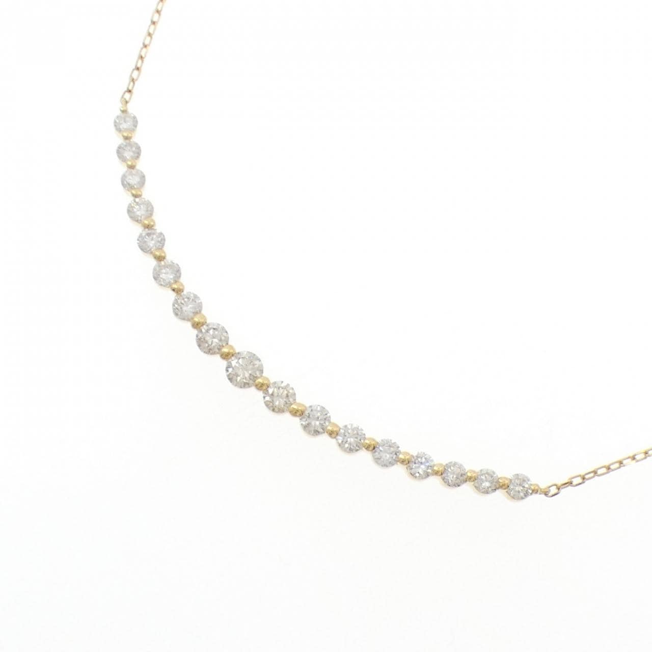 K18YG ダイヤモンド ネックレス 1.00CT