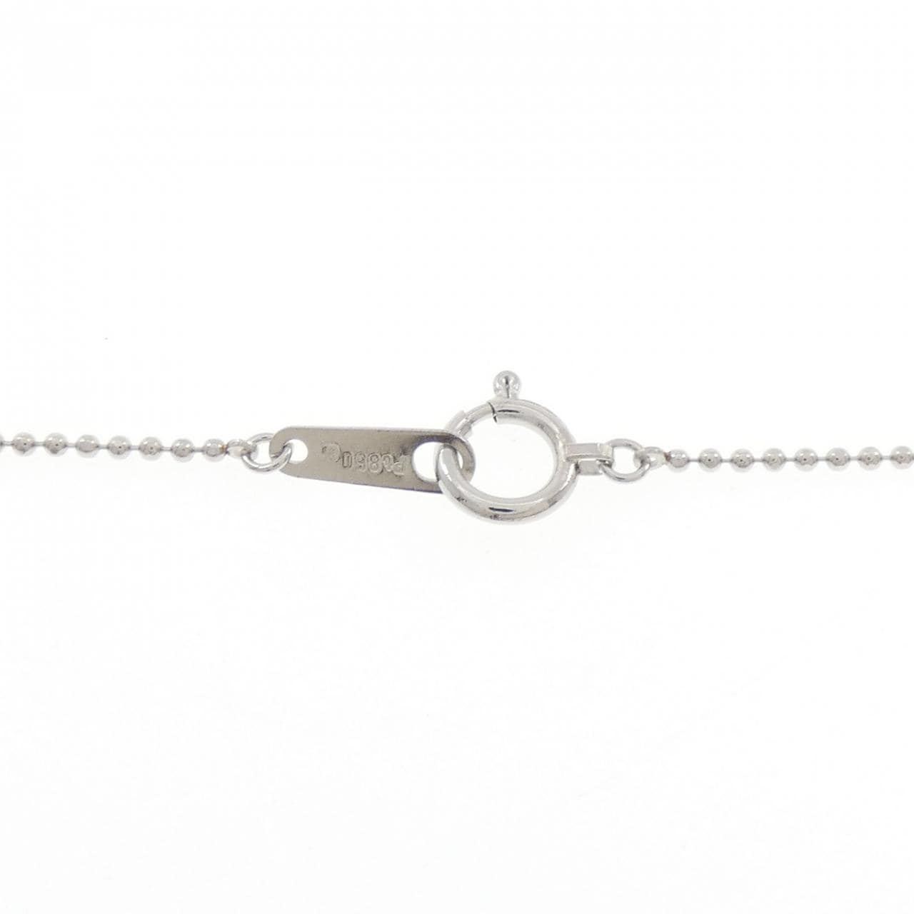 PT900/PT850 クロス ダイヤモンド ネックレス 0.53CT