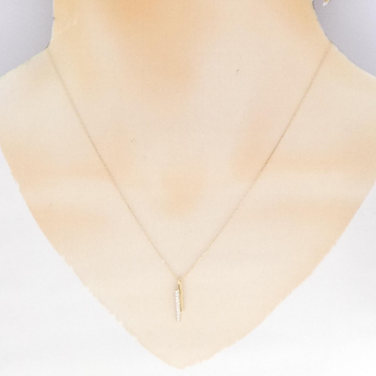 K18YG ダイヤモンド ネックレス 0.10CT