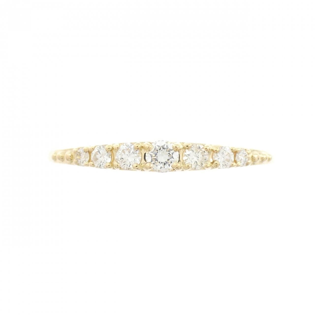 【リメイク】K18YG ダイヤモンド リング 0.15CT